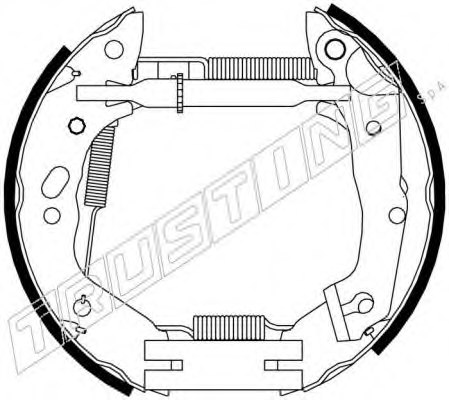 TRUSTING 6362 Brake Shoe Set